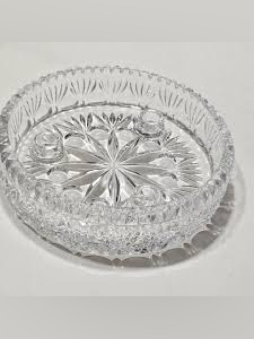 🩷 Vintage Princess House By Fostoria 3 Taper Candle Holder 6" Lead Crystal 24%